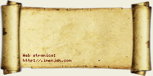 Jana Gligorić vizit kartica